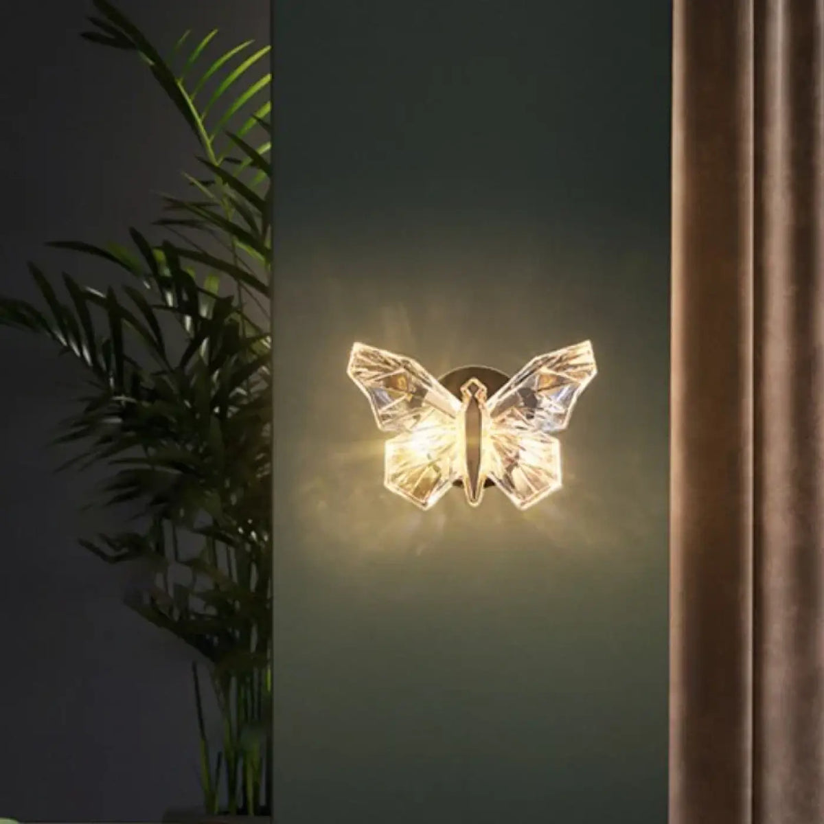 Applique Murale Papillon Cristal Design