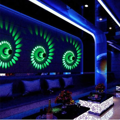 Applique Murale Spirale LED RGB : Ambiance Lumineuse Personnalisable