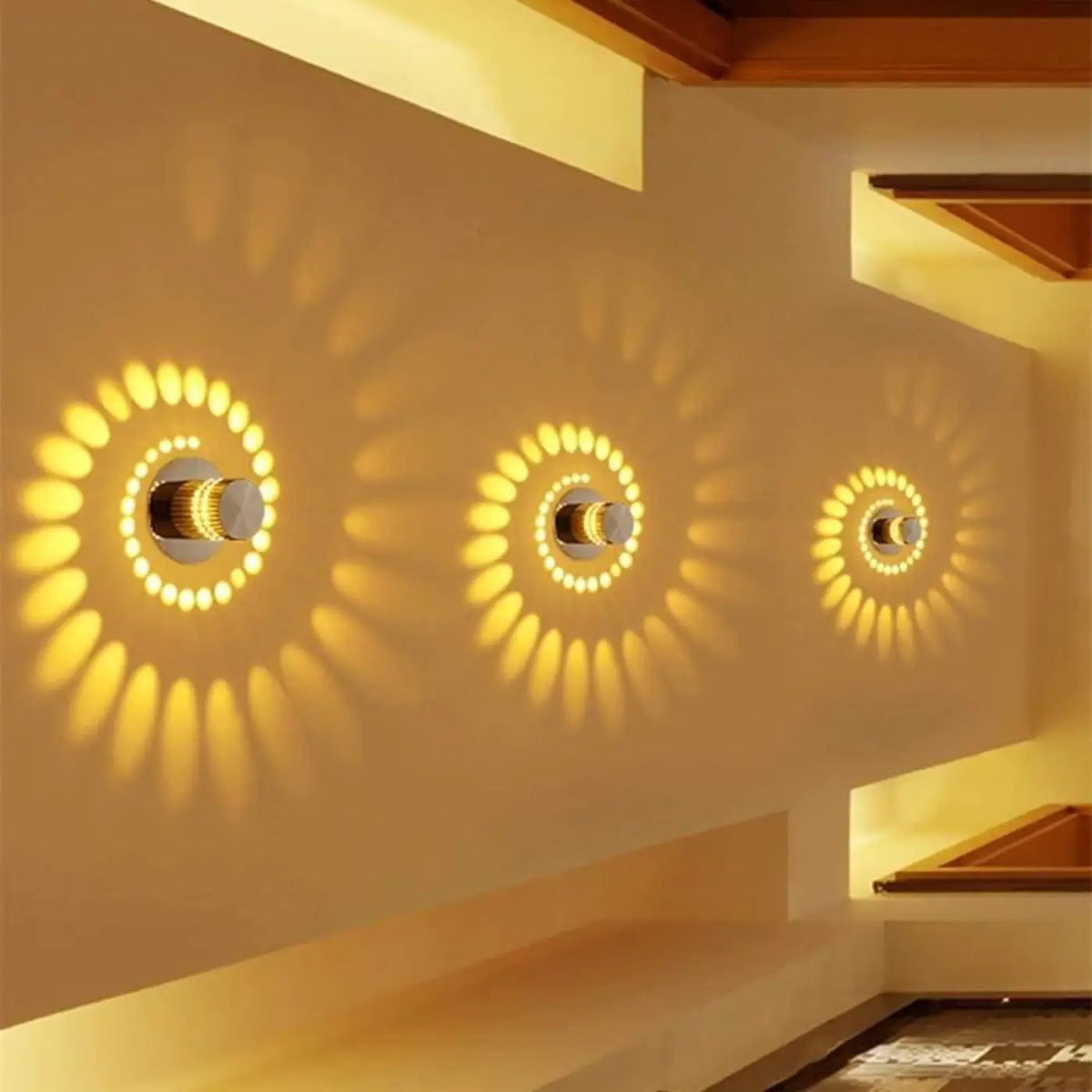 Applique Murale Spirale LED RGB : Ambiance Lumineuse Personnalisable