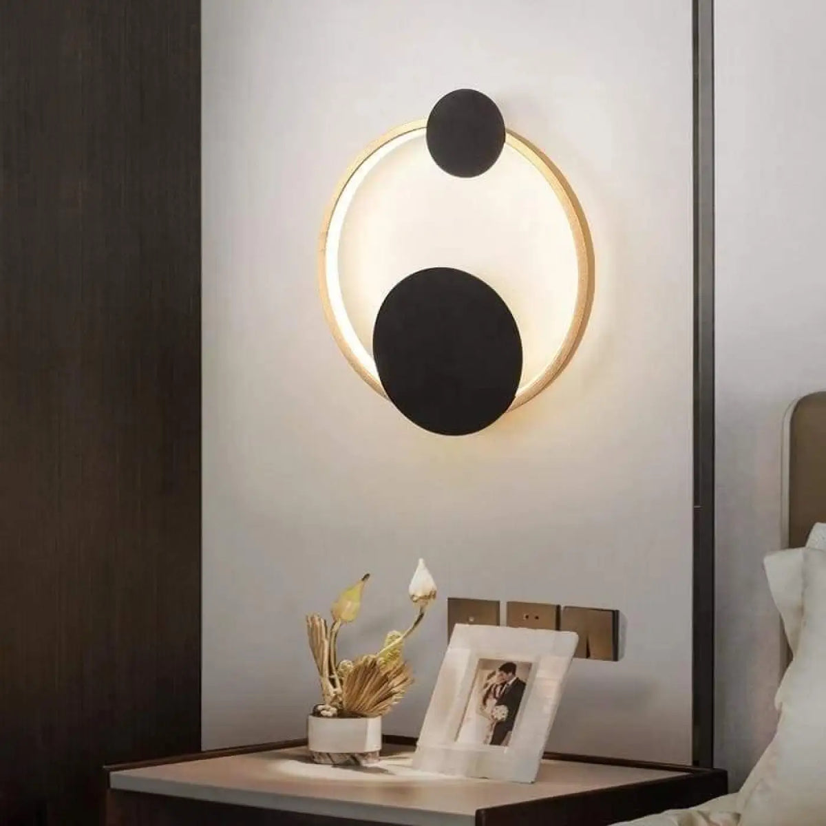 Applique Murale LED RODO Design Doré