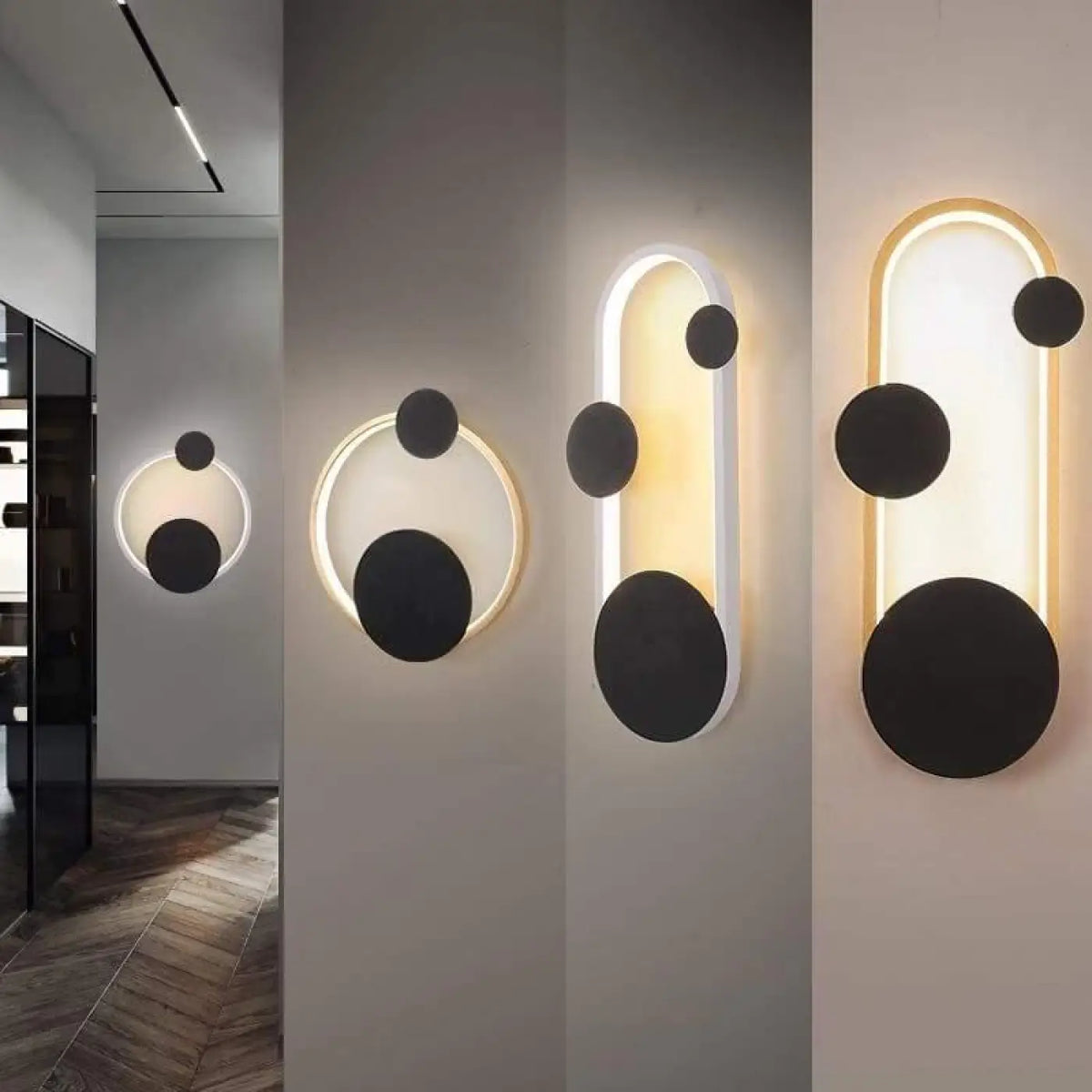 Applique Murale LED RODO Design Doré