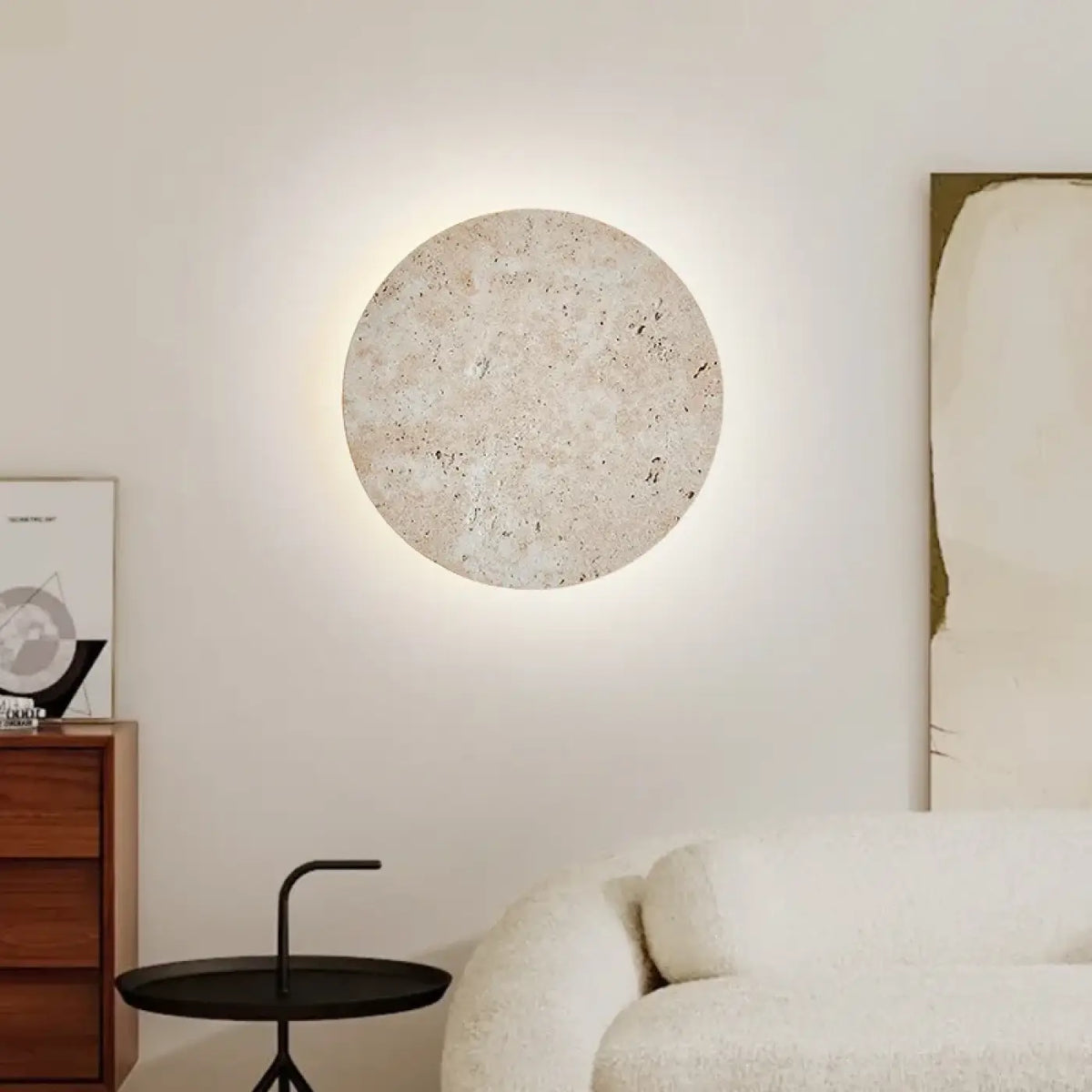 Applique Murale ONDE Pierre Beige Naturelle