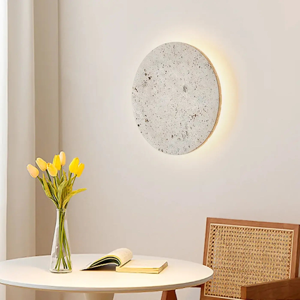 Applique Murale ONDE Pierre Beige Naturelle