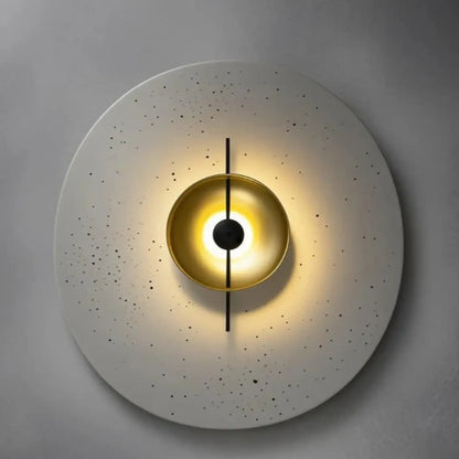 Applique Murale LATIC Noir & Laiton Design Sculptural