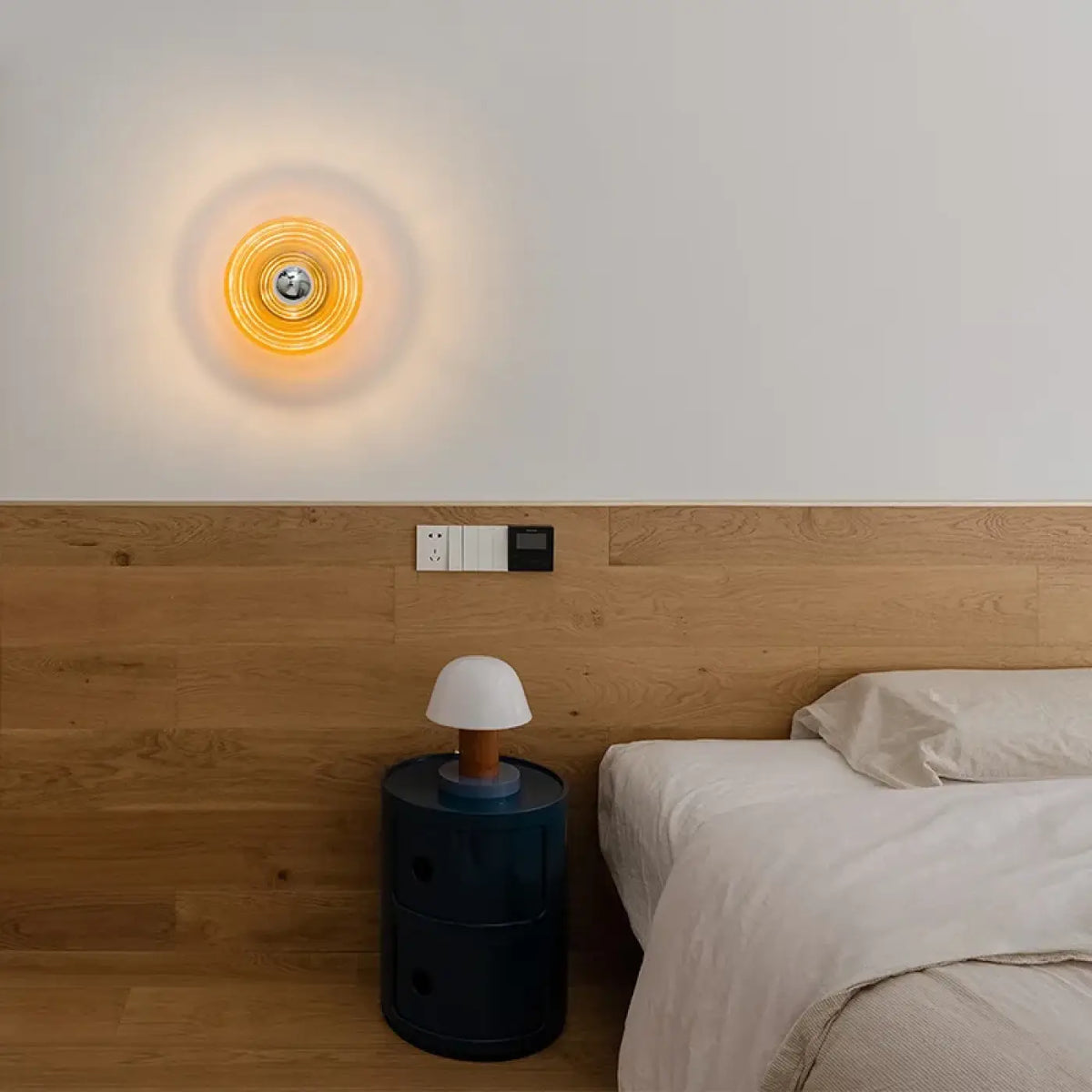 Applique Murale ARC Verre Soufflé Design Lumineux