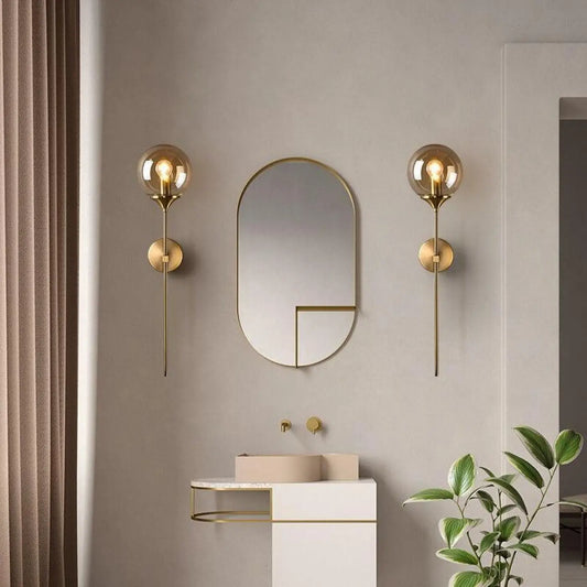 Applique Murale LIZY Verre Fumé Ambiance Douce