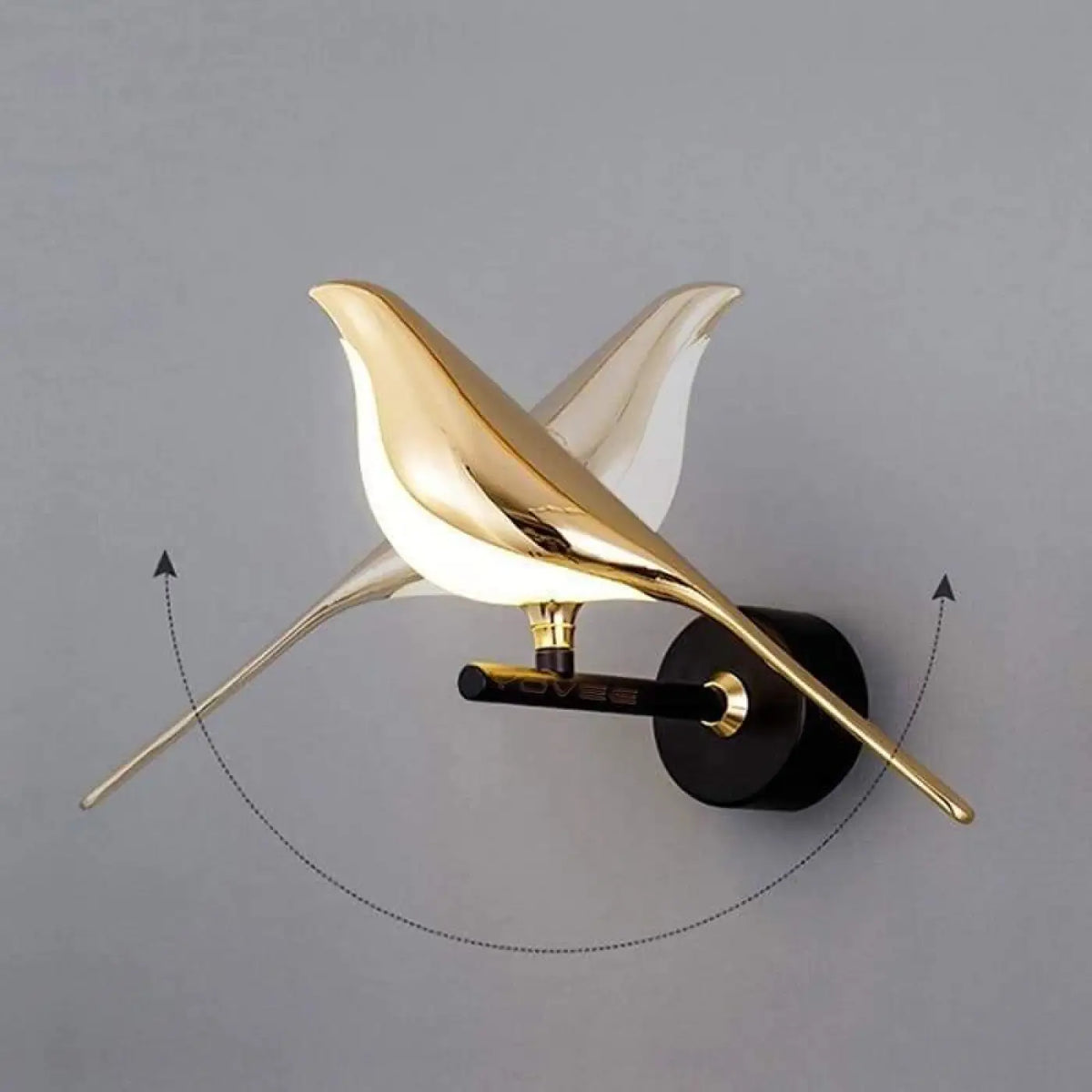 Applique Murale Oiseau PIE : Design Naturel & Éclairage Doux