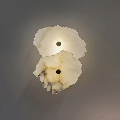 Applique Murale FEUIL : Marbre Blanc Naturel